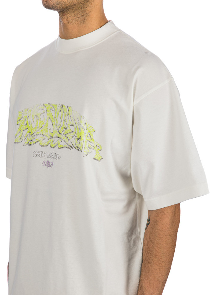 Shop Balenciaga Logo-print Cotton T-shirt In White