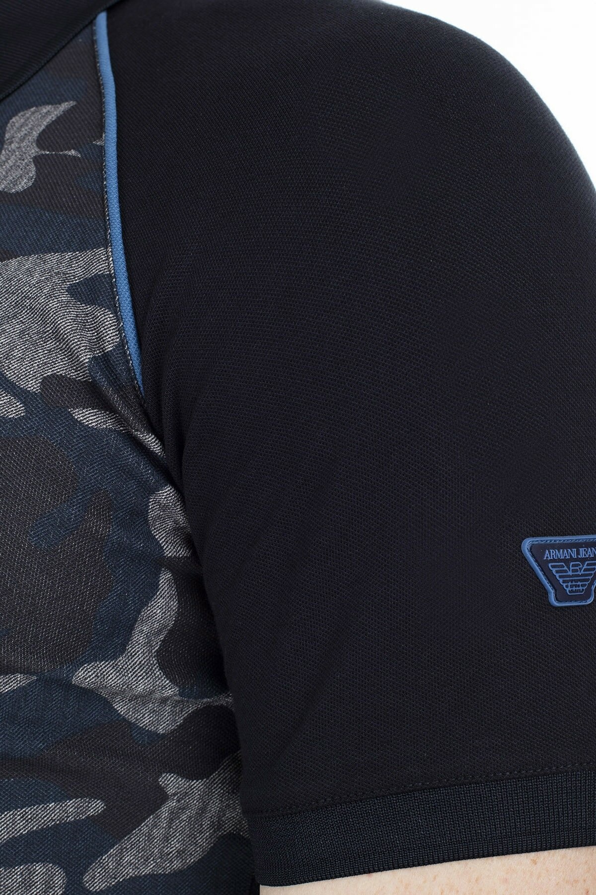 Armani Jeans Printed T-shirt In Black