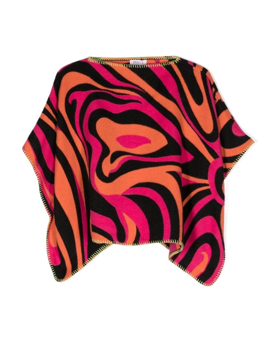 Pucci Pattern Cloak In Black