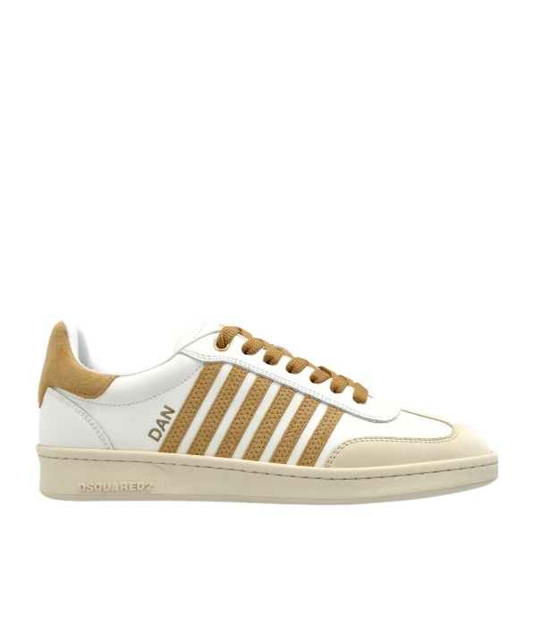 Dsquared2 Boxer Low-top Sneakers In Nude