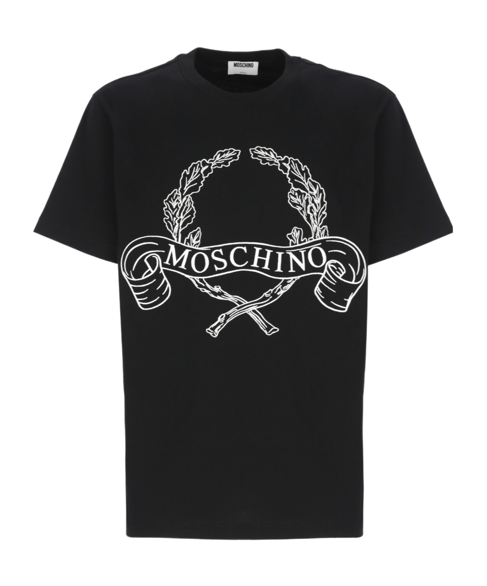 Moschino Short Sleeve T-shirt In Black