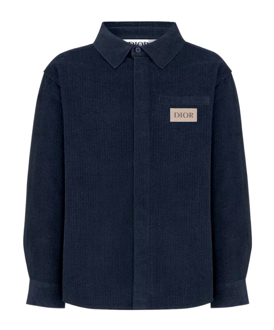Dior Long-sleeved Jacket And Shirt In Black
