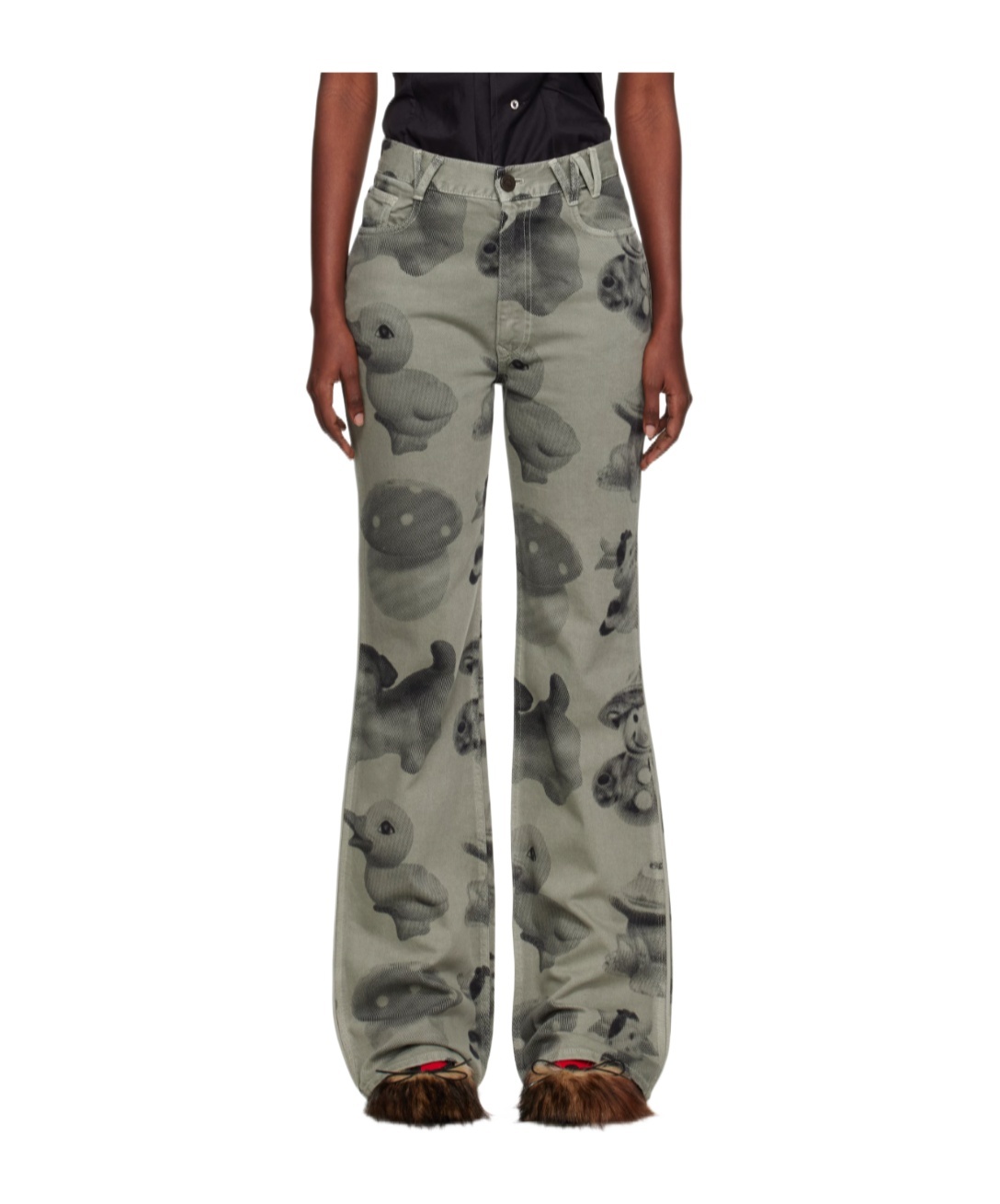 Vivienne Westwood Ray 5 Pocket Jeans In Green