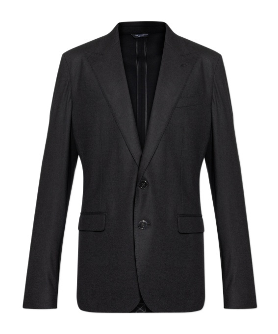 Dolce & Gabbana Single-breasted Blazer In Black