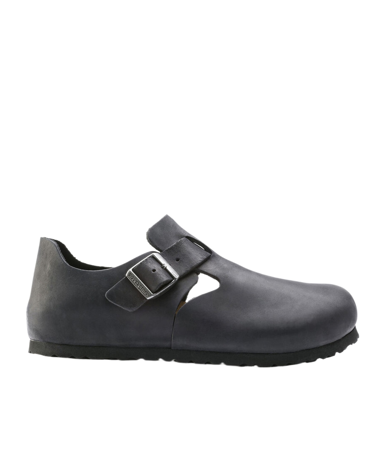 Birkenstock London Suede Clogs In Black