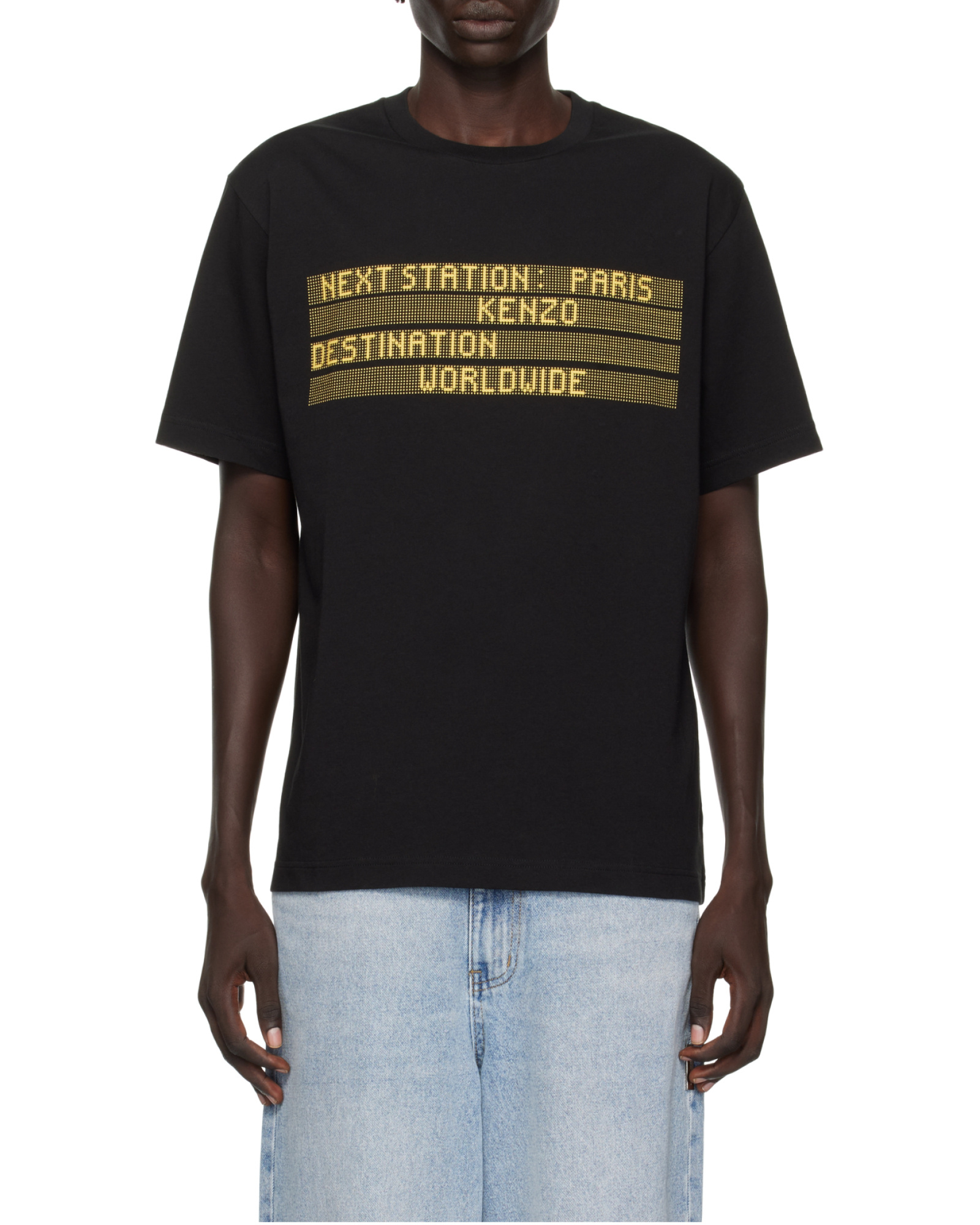 Kenzo ' City' T-shirt In Cotton In Black