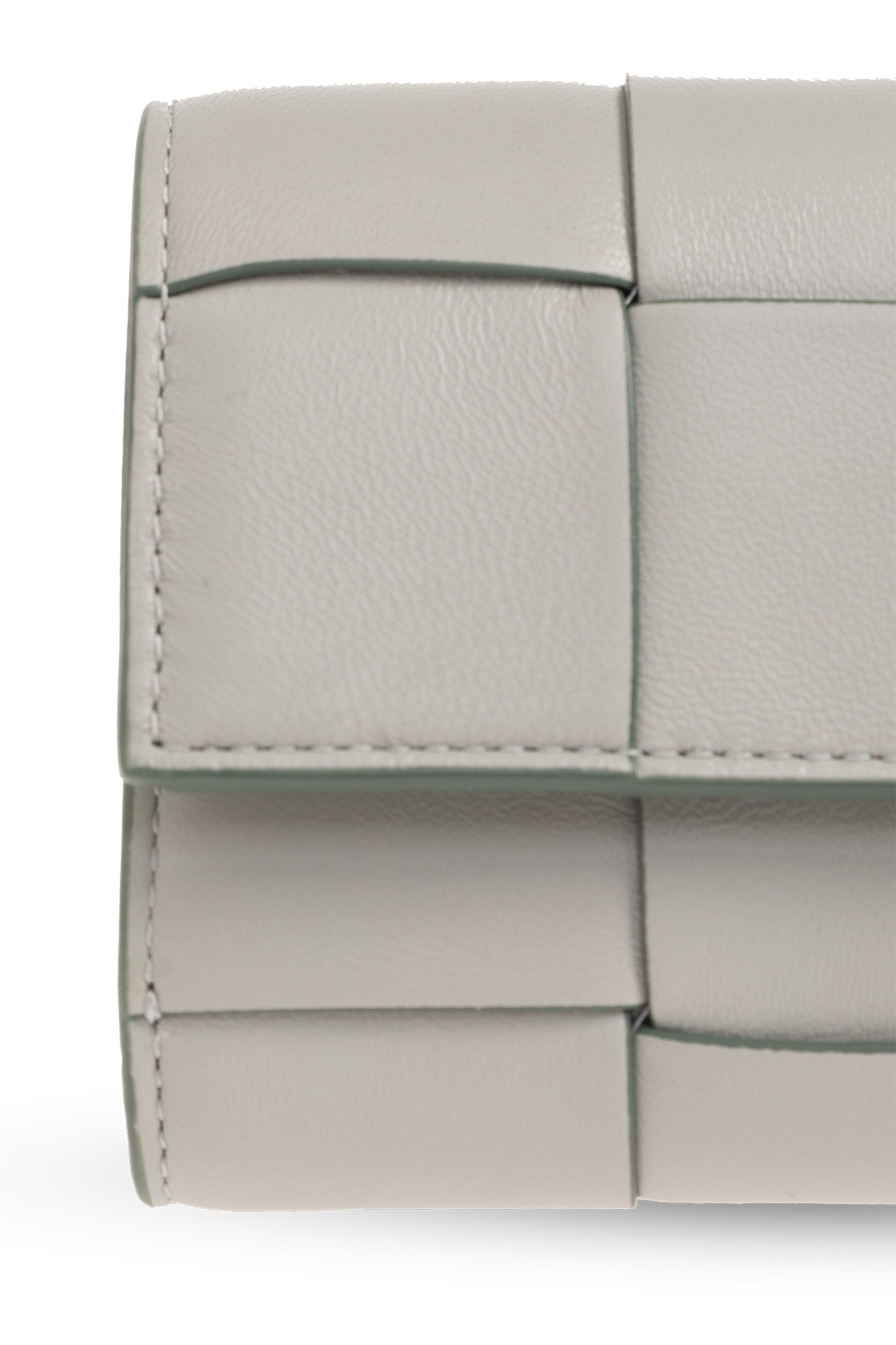 Bottega Veneta Folding Wallet In Gray