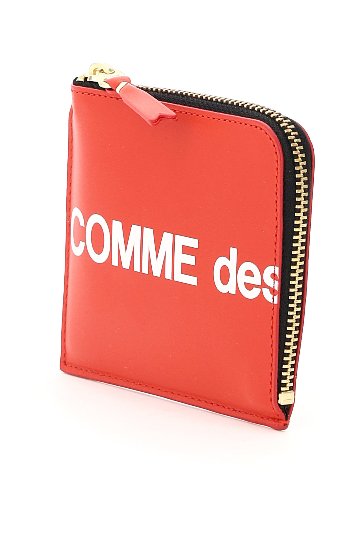 Comme Des Garçons Classic Leather Bifold Wallet With Card Slots In Red