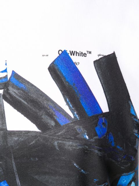 Off-white Tomboy Brush-stroke Print T-shirt In White