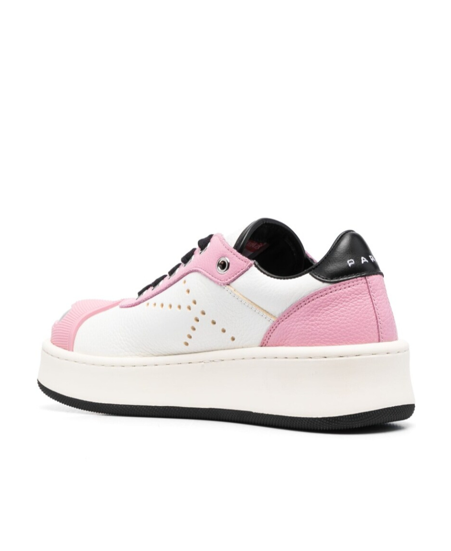Kenzo Contrasting-toecap Low-top Sneakers In White