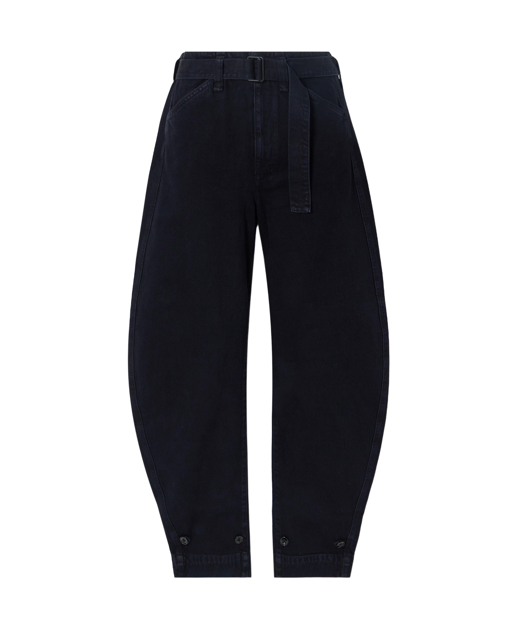 Lemaire Casual Pants With Belt Loops In Blue