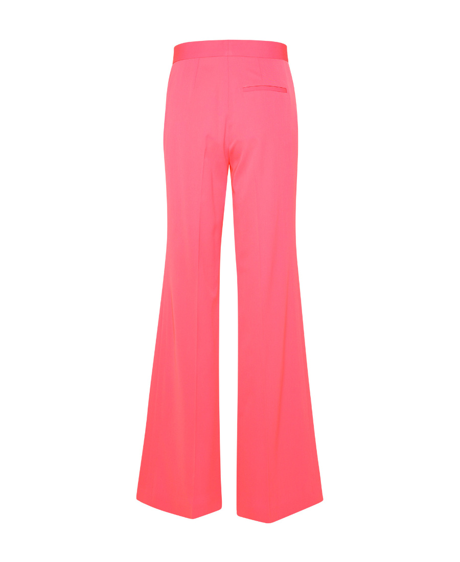 Shop Stella Mccartney Straight-leg Tailored Wool Trousers In Pink