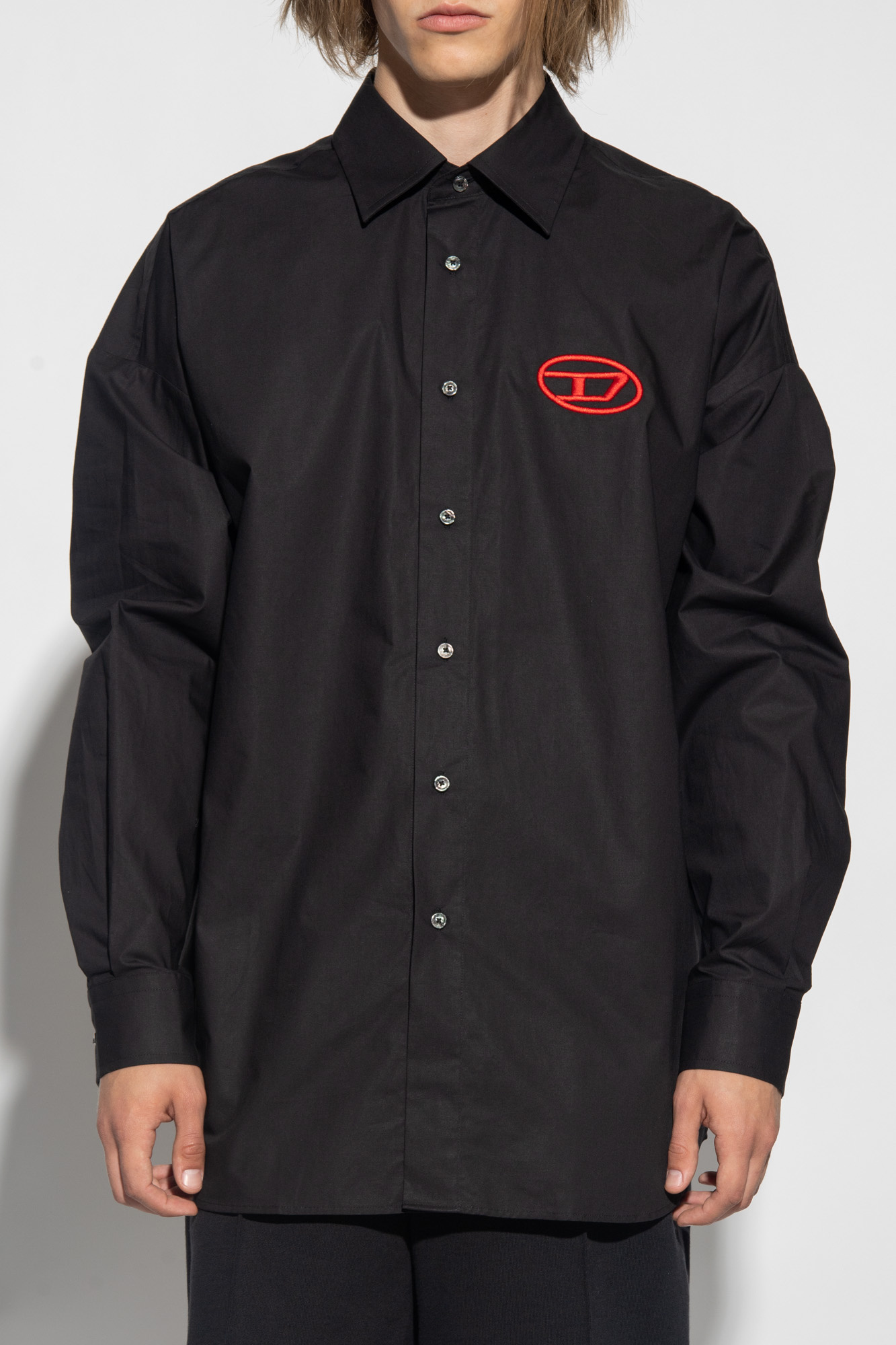 Diesel S-simply-d Shirt In Black