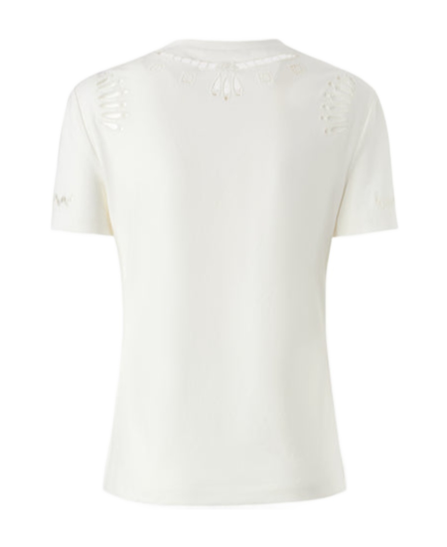 Ermanno Scervino Geometric Printed T-shirt In White