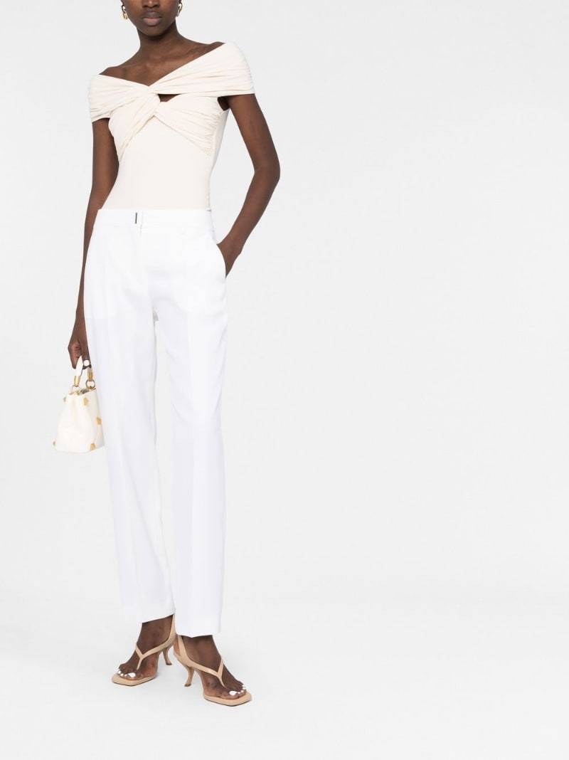Givenchy White Tailored Trousers In White