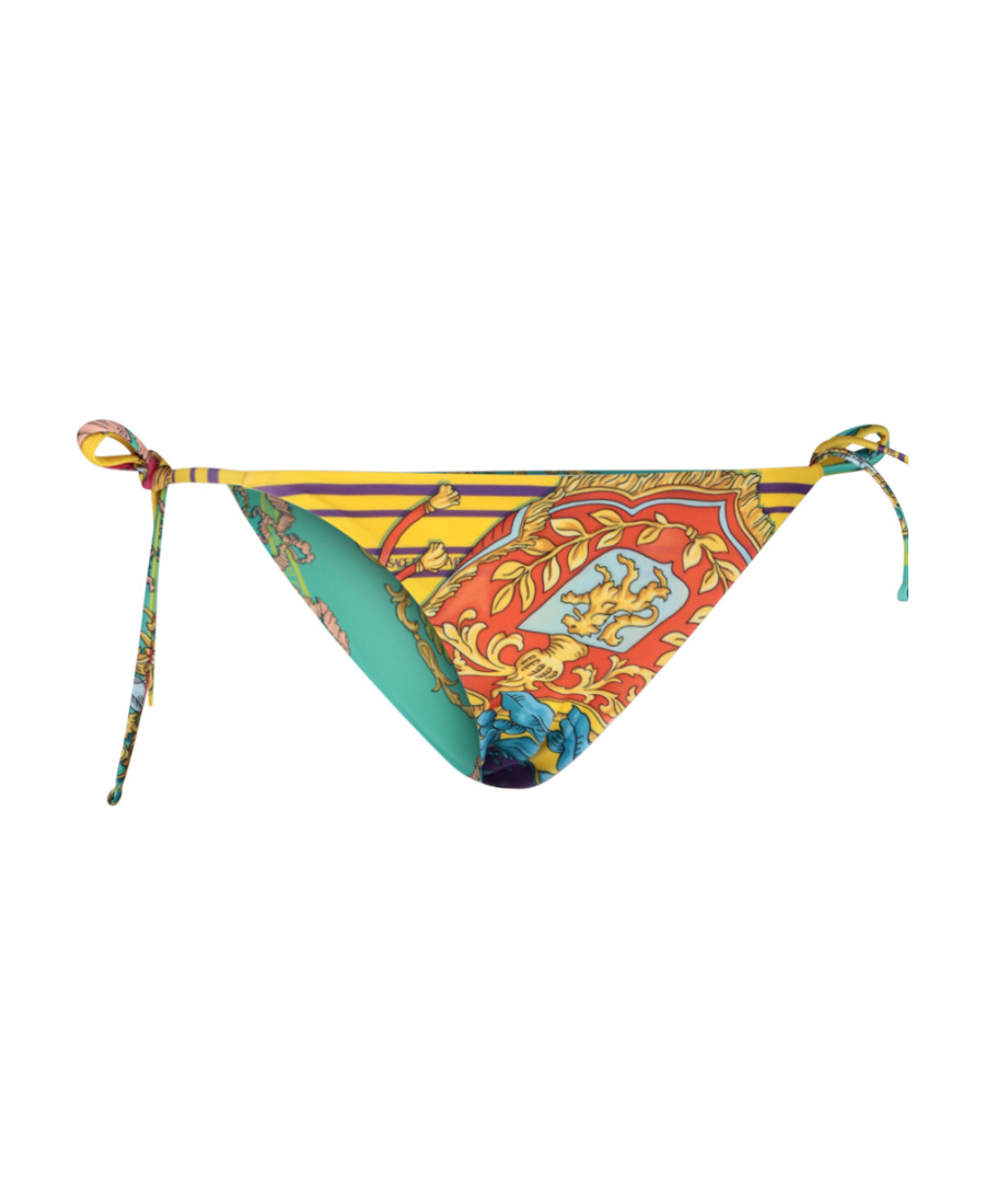 VERSACE BAROQUE PATTERN-PRINT BIKINI BOTTOMS 