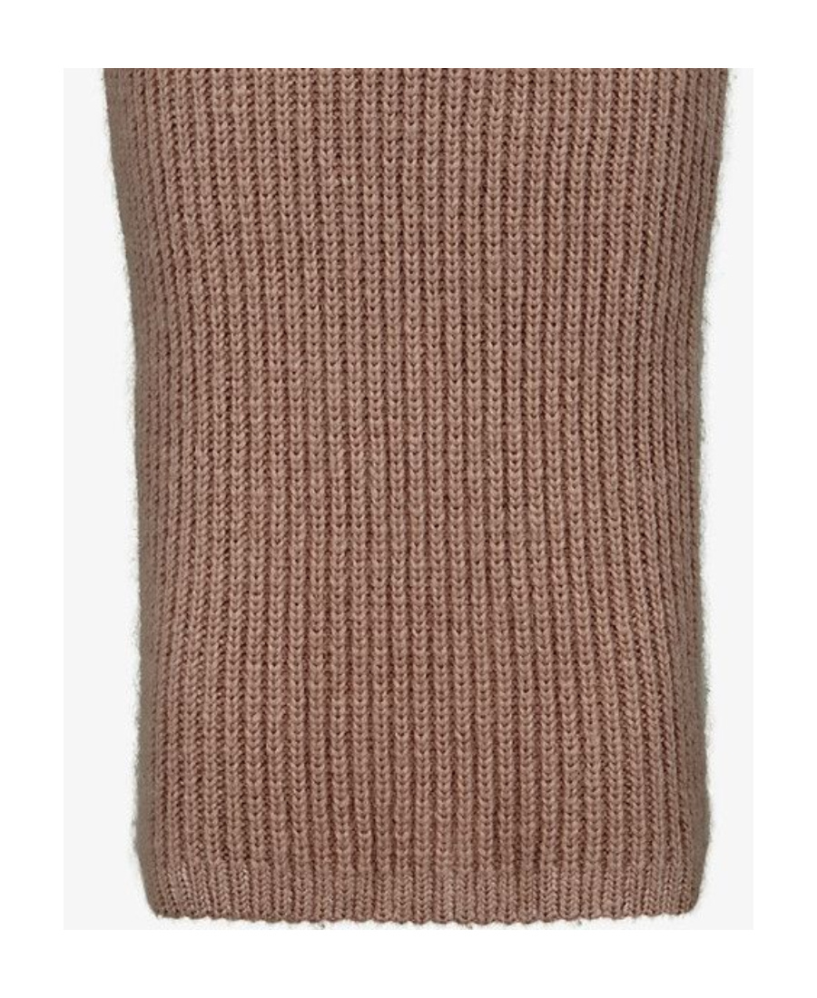 Fendi High Waist Knitted Skirt In Brown