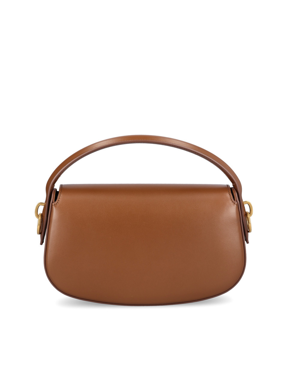 Saint Laurent Logo Shoulder Bag In Brown