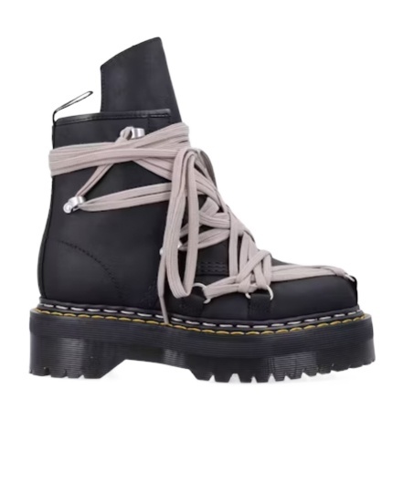 Rick Owens Lace-up Ankle Boots In Black