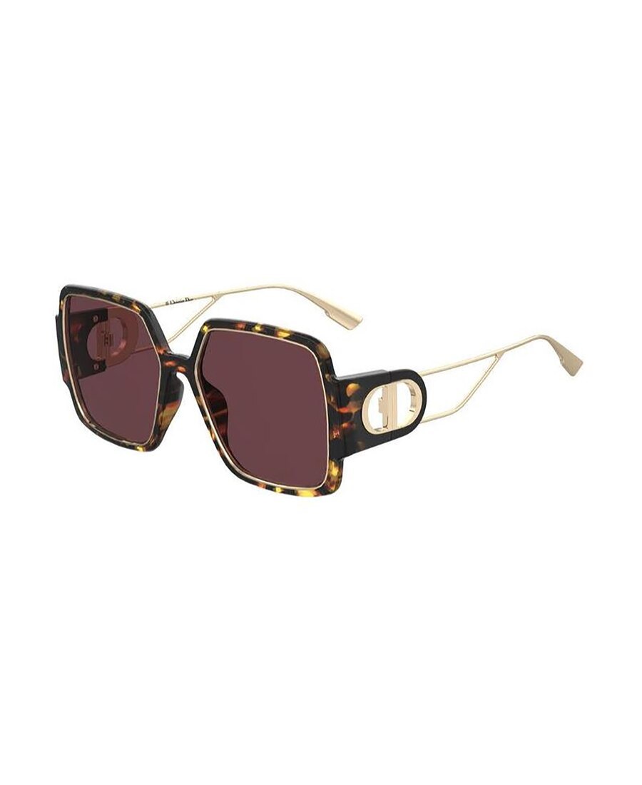 Dior Square-frame Oversized Sunglasses In Red