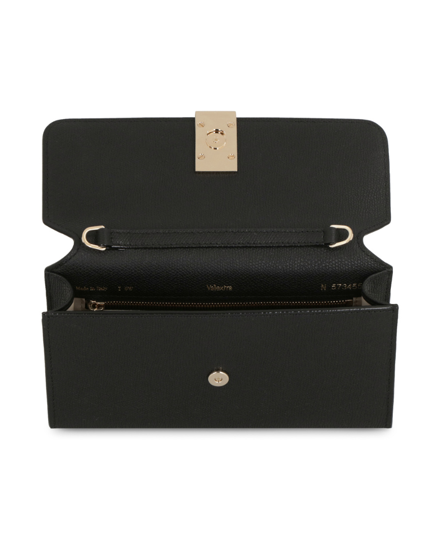 Valextra Nolo Chain-linked Wallet In Black
