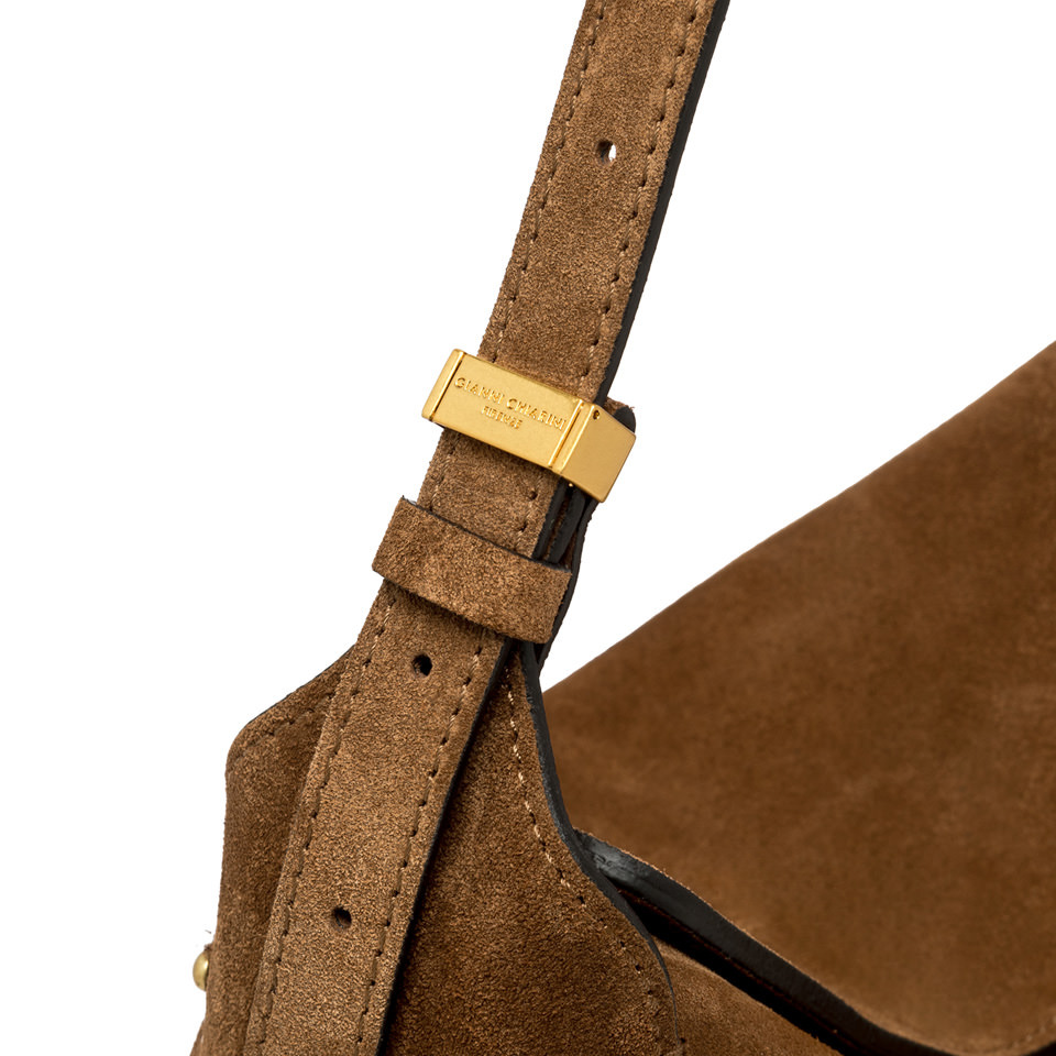 Gianni Chiarini Penelope Suede Shoulder Bag