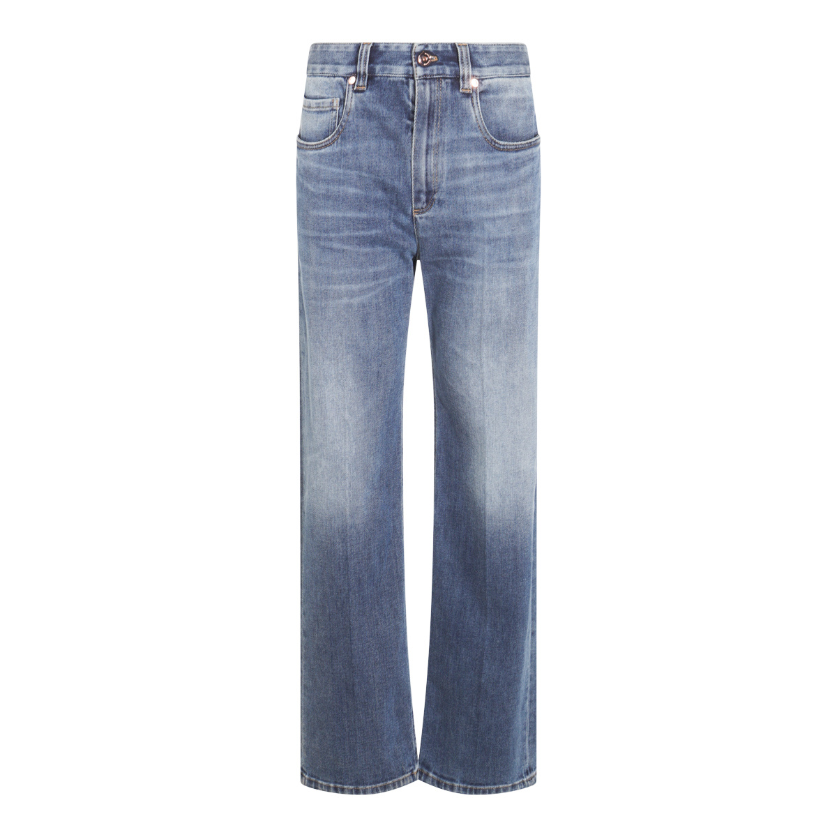 Brunello Cucinelli Straight Leg Trousers Belt Loops