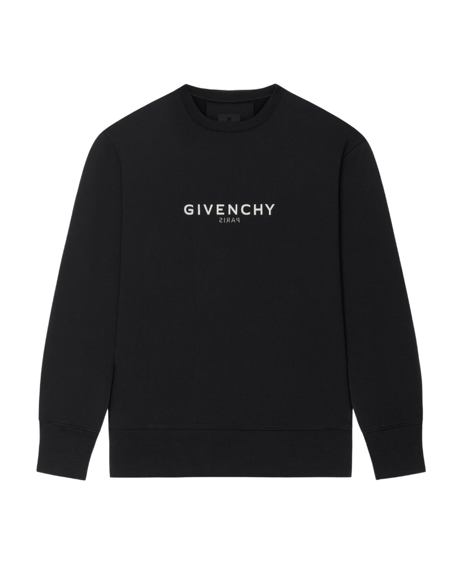 GIVENCHY SLIM FIT SWEATSHIRT IN PRINTED FELPA