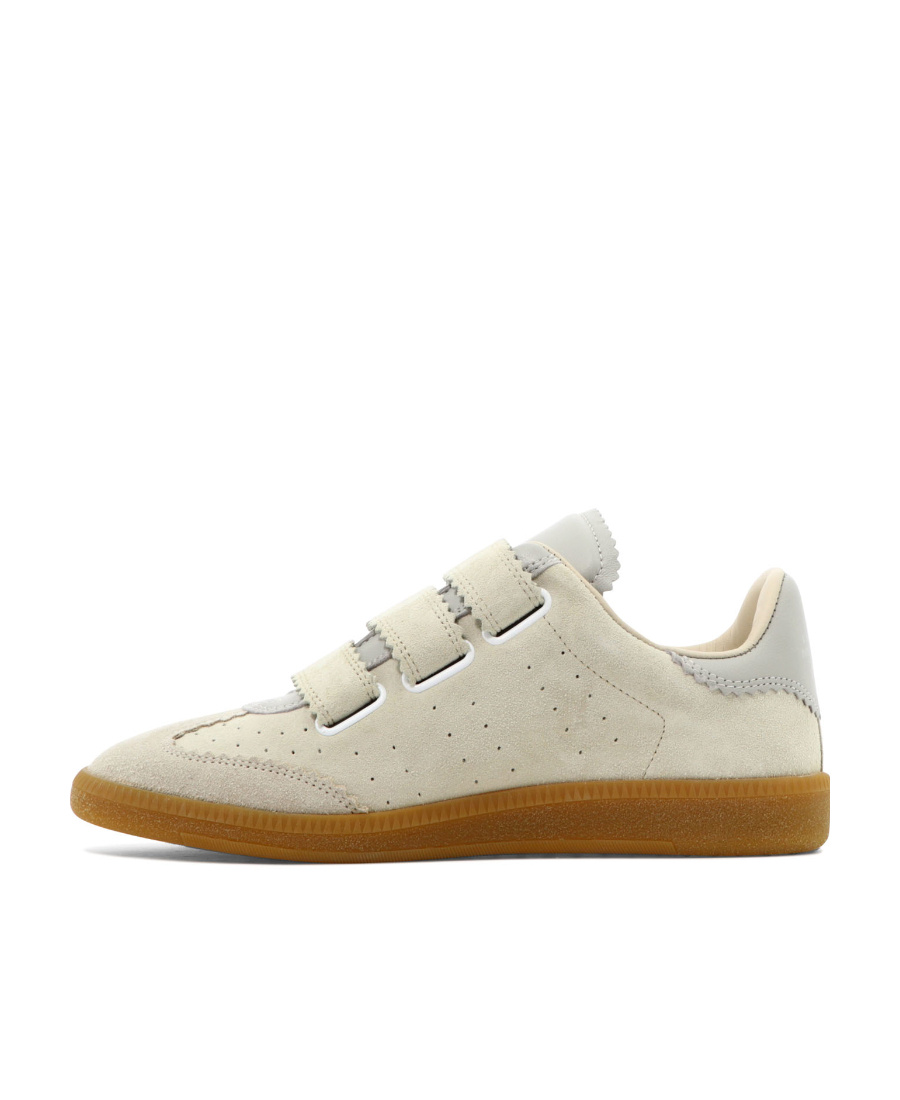 Isabel Marant Beth Mixed Leather Triple-grip Sneakers In Multi
