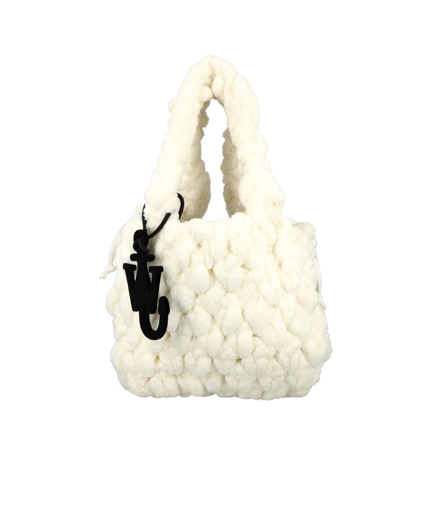 Jw Anderson Small Blanket Tote Bag In White