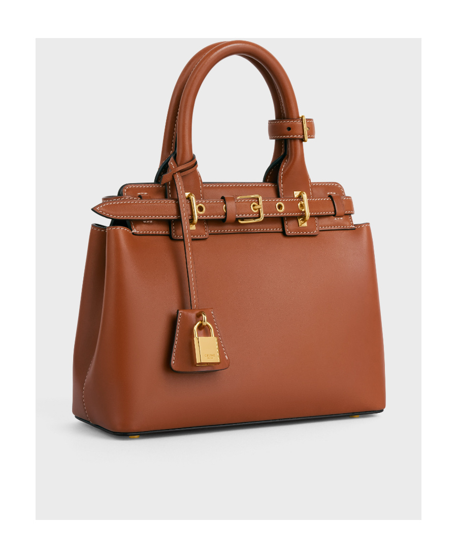 CELINE TEEN CELINE CONTI BAG IN NATURAL CALFSKIN 