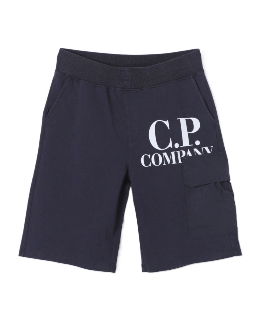 C.p. Company Loose Waist Shorts In Black
