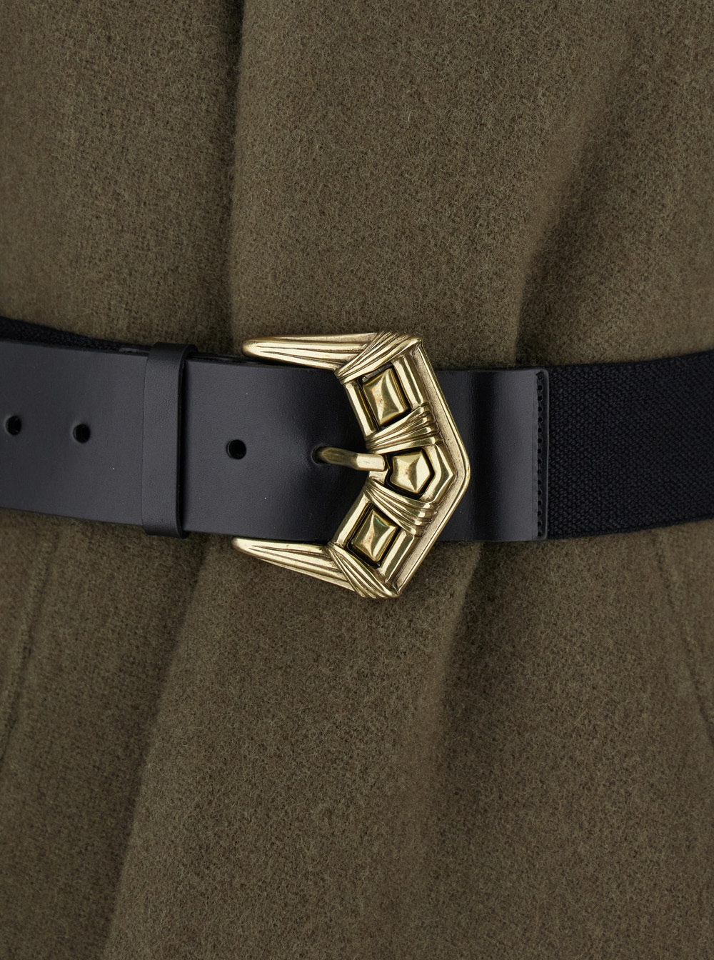 Bash Shawl Collar Coat In Green