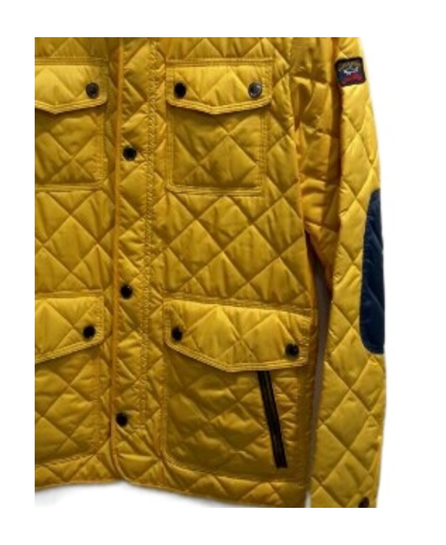 Shop Paul & Shark High-necked Quilted Casual Jacket In Brown