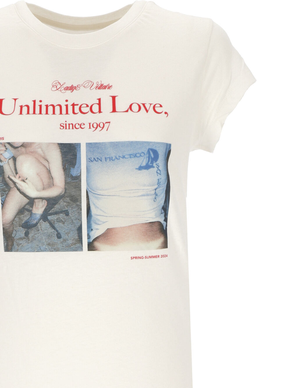Zadig & Voltaire Skinny Cll Photograph-print T-shirt In White