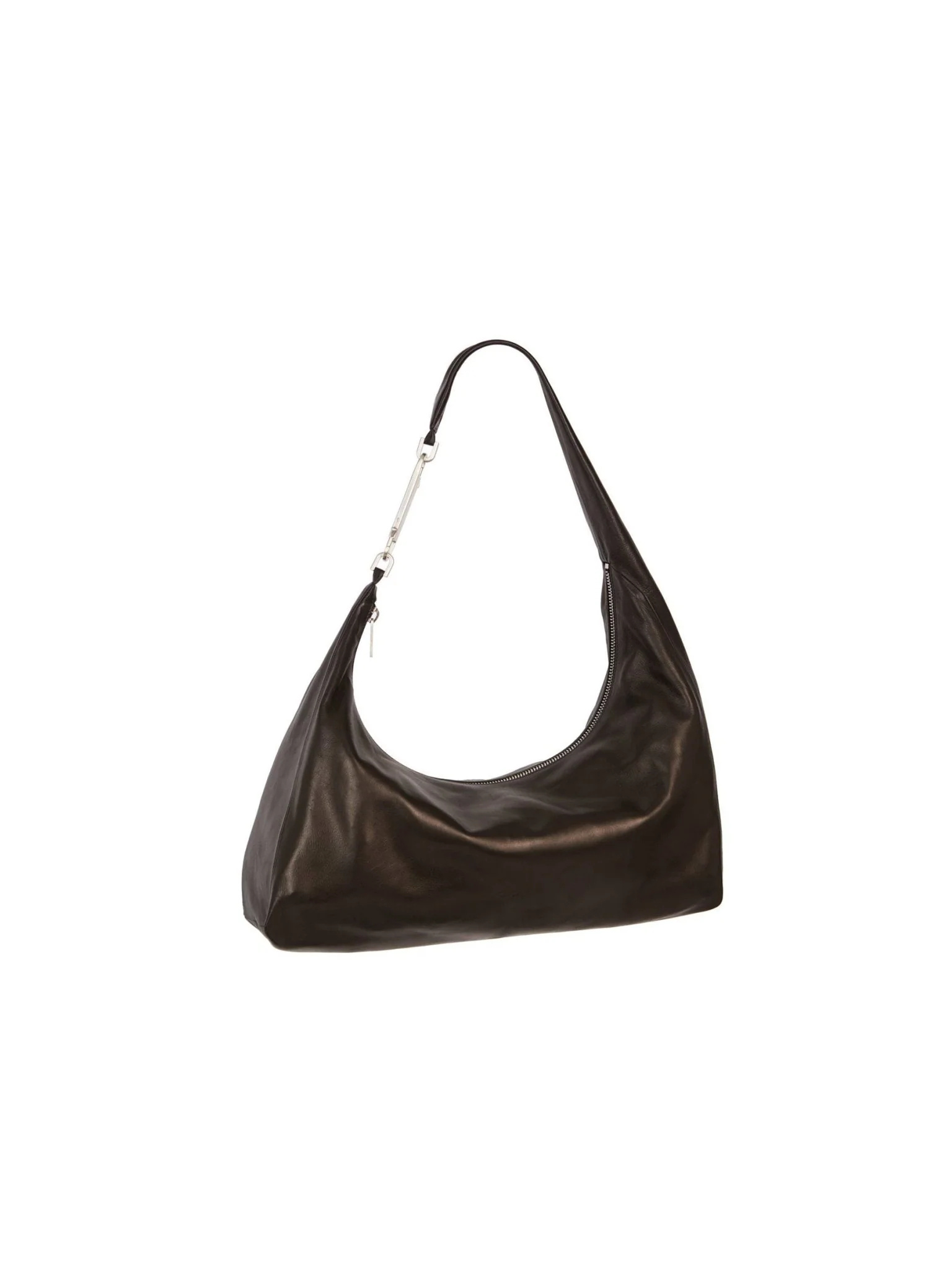 Rick Owens Zipper Shoulder Bag In Black