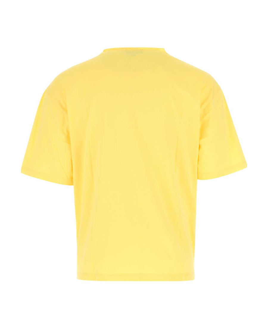 Apc Logo-print Short-sleeve T-shirt In Yellow