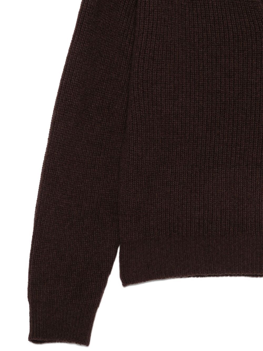 Alysi Wool Polo Sweater In Black