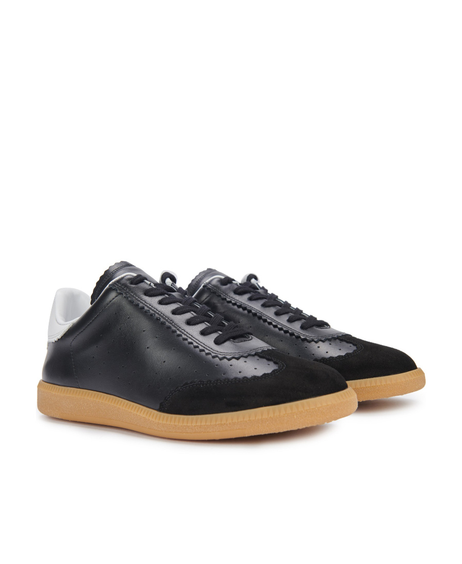 Isabel Marant Brycy Lace Low-cut Skate Shoes In Black