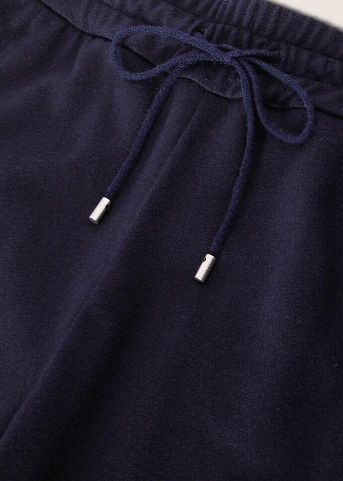 Loro Piana Rope Waist Cashmere Sweatpants In Black