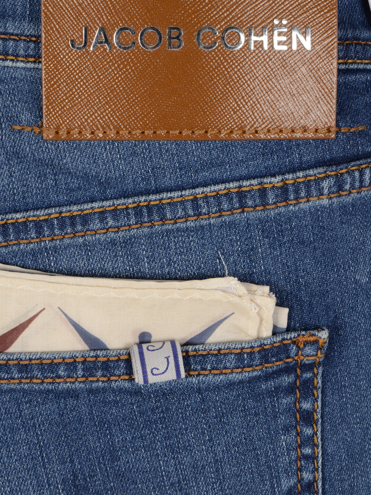 JACOB COHEN DENIM SHORTS WITH MULTIPLE POCKETS