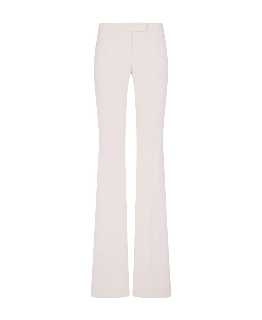 Tom Ford High-waist Bootcut Flared Trousers In White