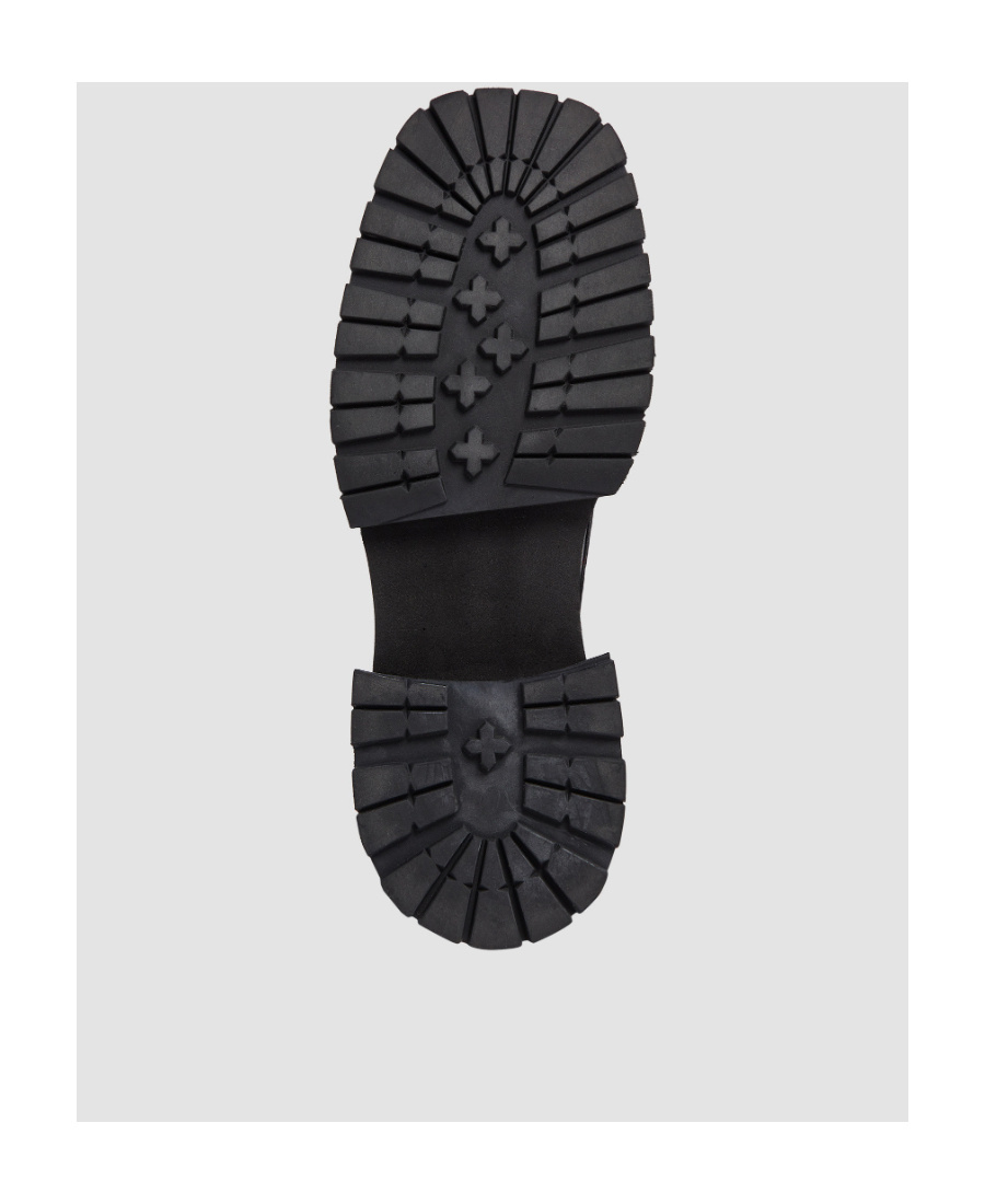 Moncler Bell Leather Loafers In Black