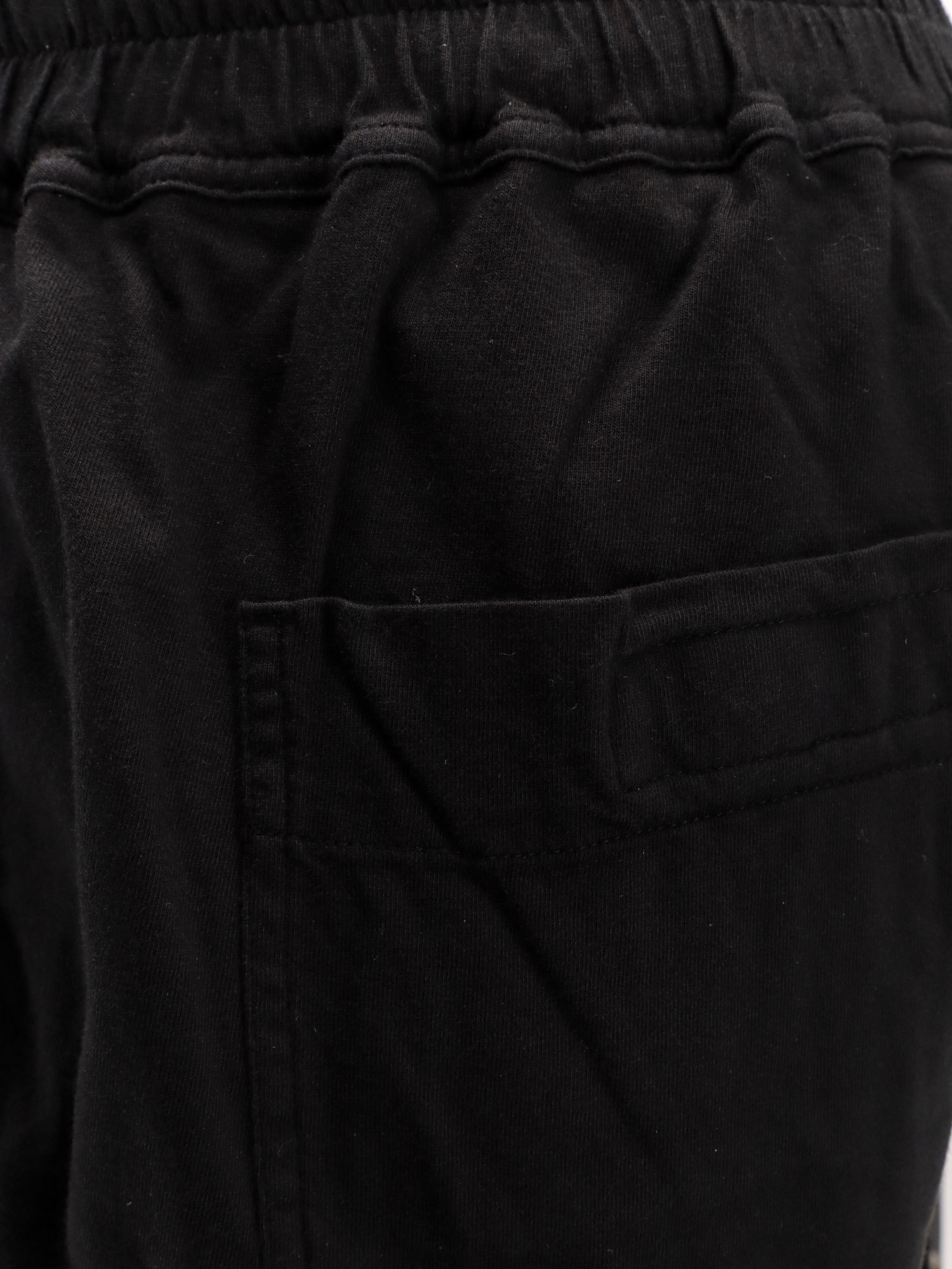 Rick Owens Drkshdw Pusher Cotton Twill Pants In Black