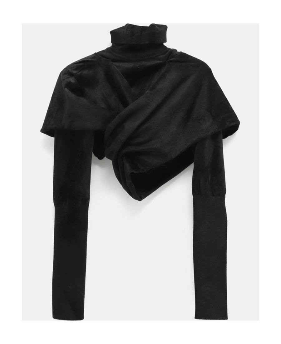 Alaïa Long-sleeved Blouse In Black