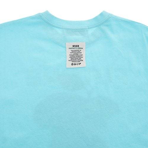 Msgm Item O-neck Short-sleeved T-shirt In Blue