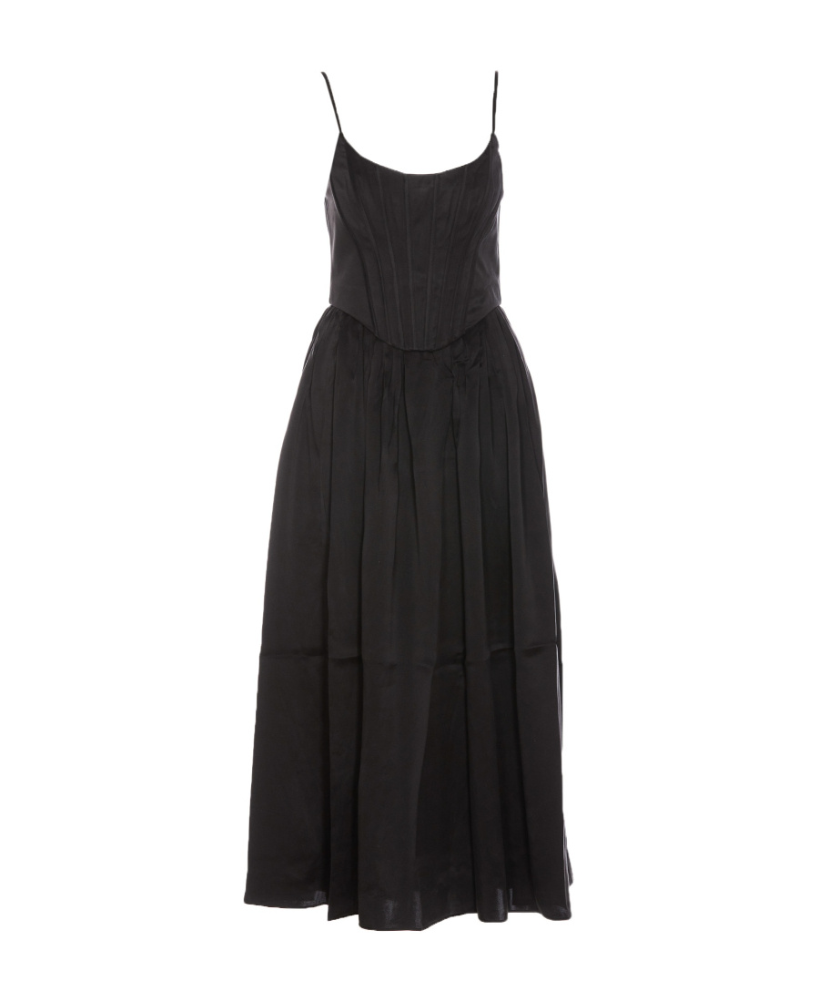 Zimmermann Silk Dress In Black