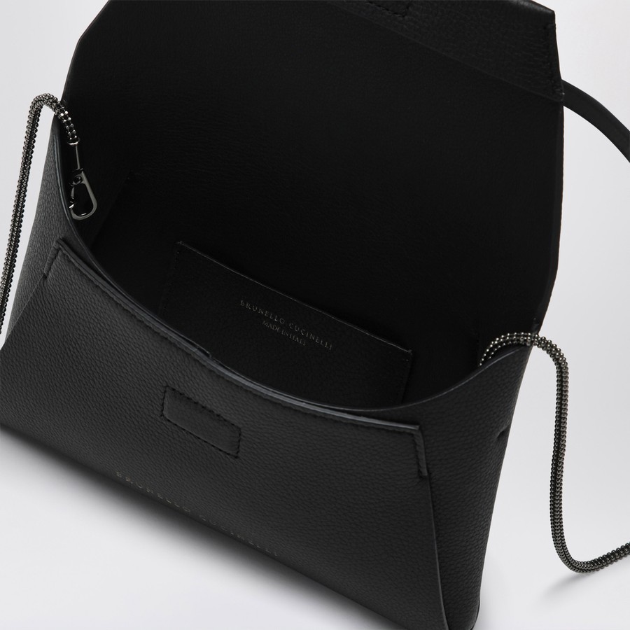 Brunello Cucinelli Flap Shoulder Bag In Black