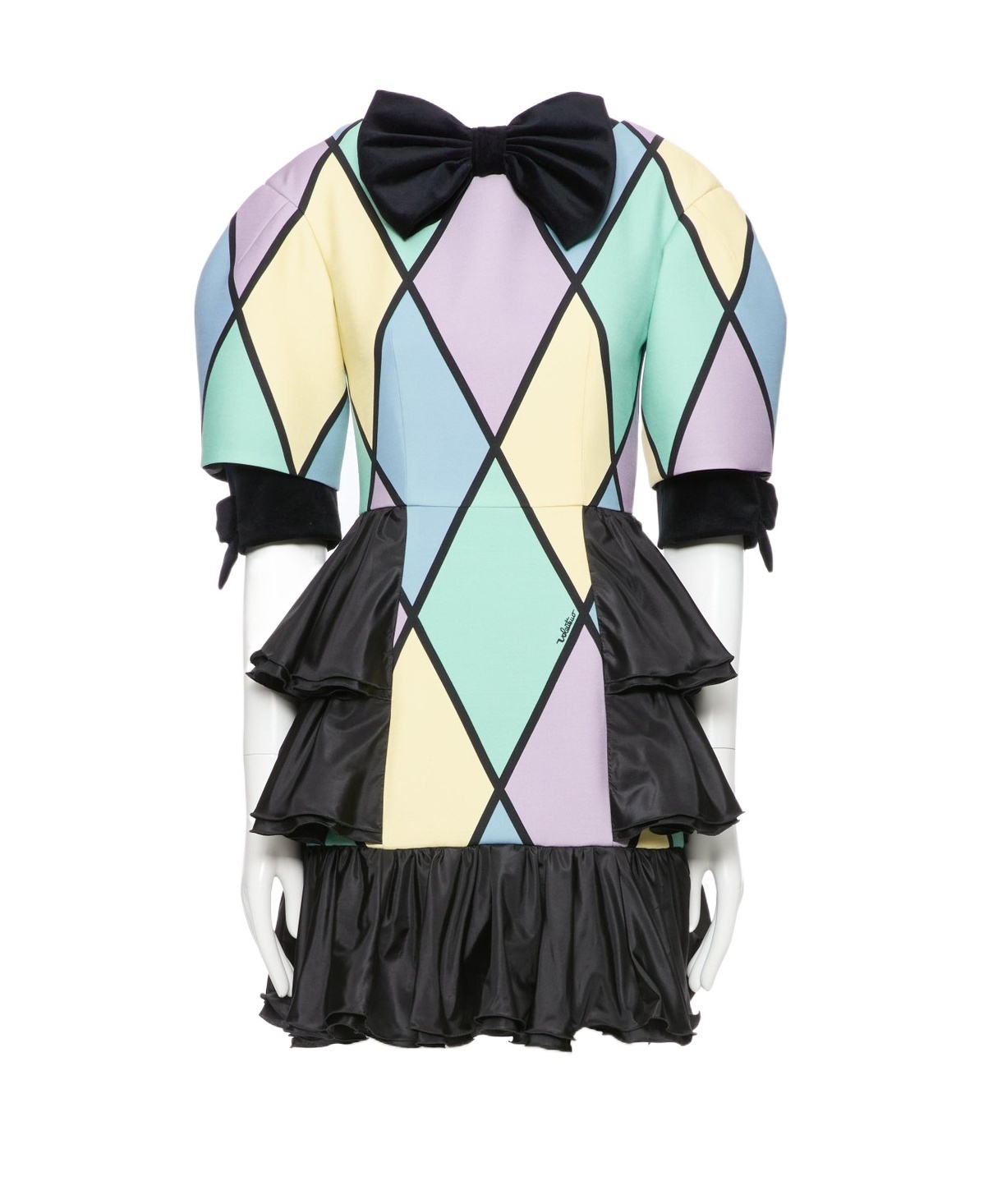Valentino Short-sleeved Dress In Multi