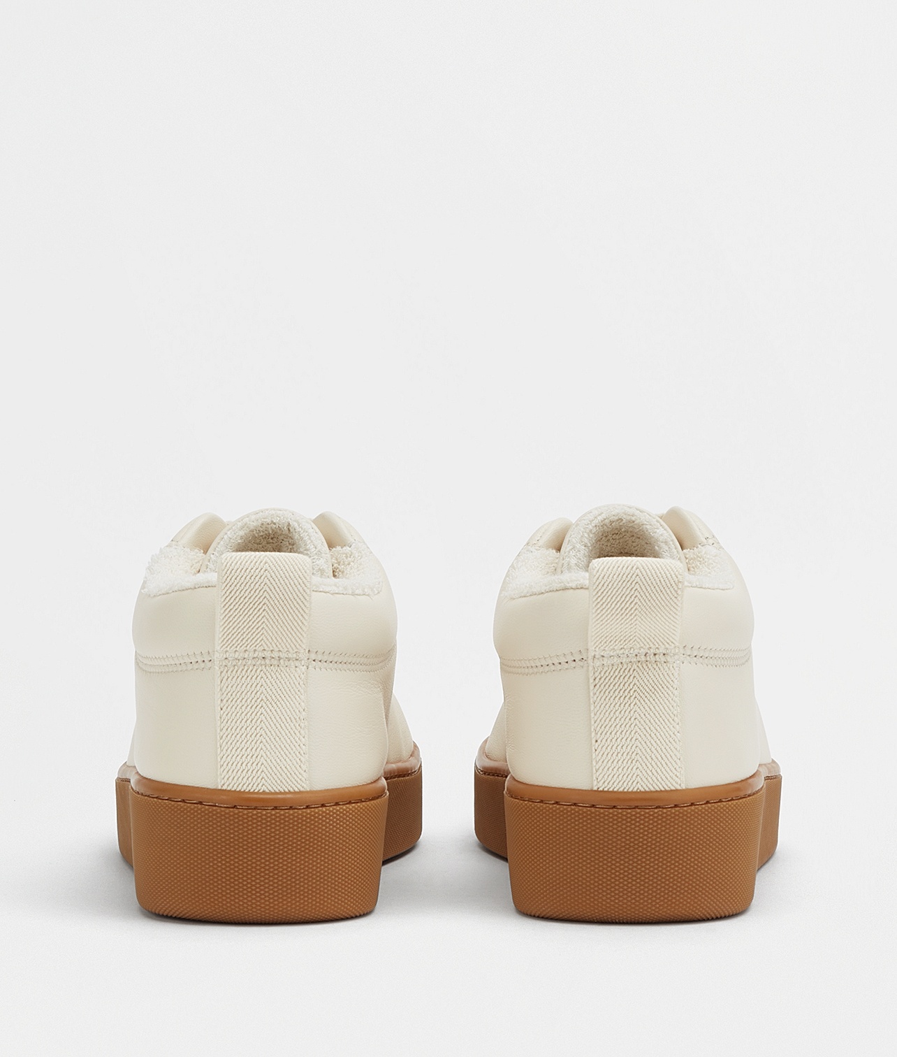 Bottega Veneta Low-top Lace-up Trainers In Brown